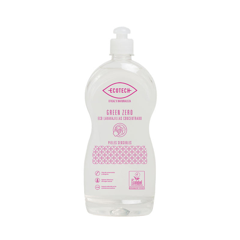Lavavajillas mano concentrado Green Zero 750 ml Ecotech