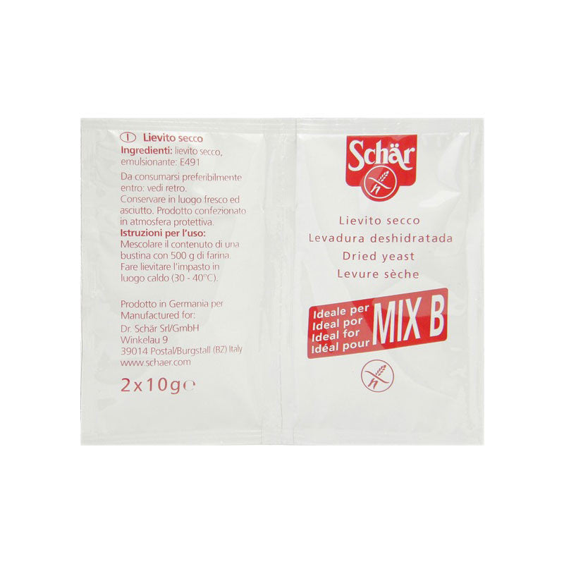 Levadura deshidratada 2x10g Schar