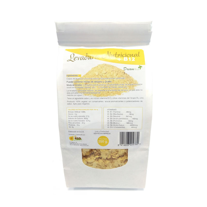 Levadura nutricional + b12 250 g Dream Foods