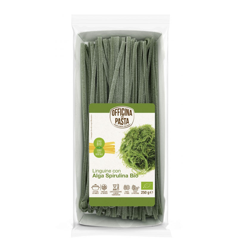 Linguine con espirulina bio 250g La Finestra