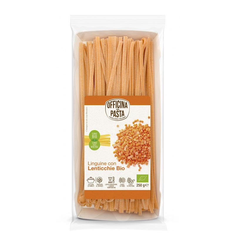Linguine con lentejas rojas bio 250 g La Finestra