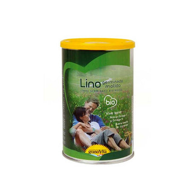 LINO GERMINADO MOLIDO BIO, 500 G - GRANO VITA - masquedietasonline.com 