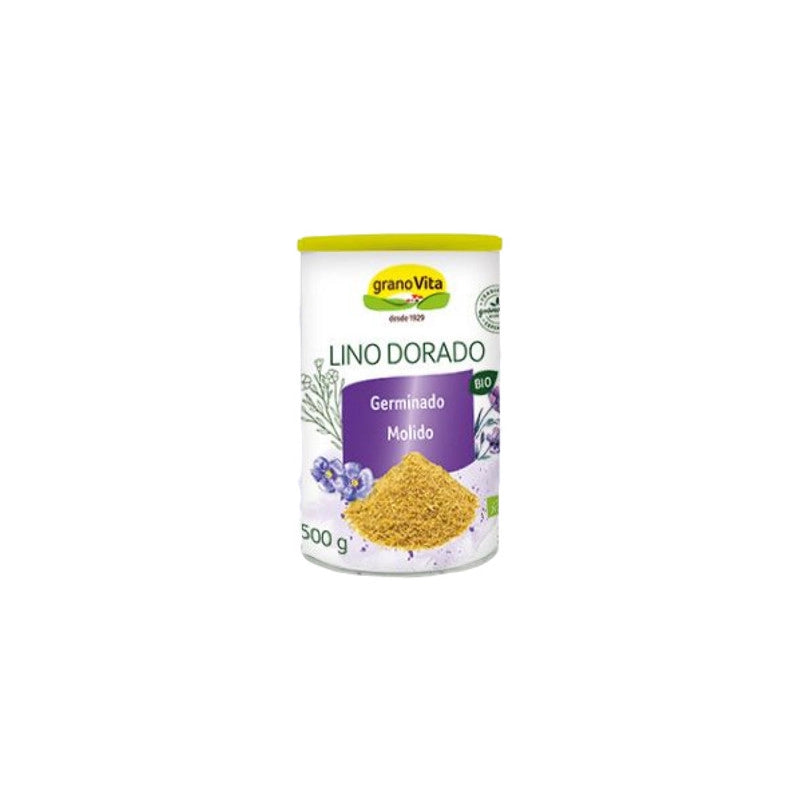 LINO GERMINADO MOLIDO BIO, 500 G - GRANOVITA