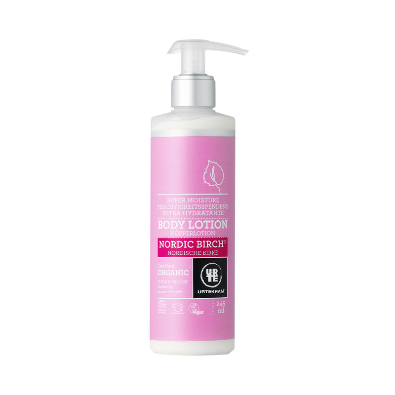 Loción corporal nordic birch (piel seca) bio 245ml Urtekram