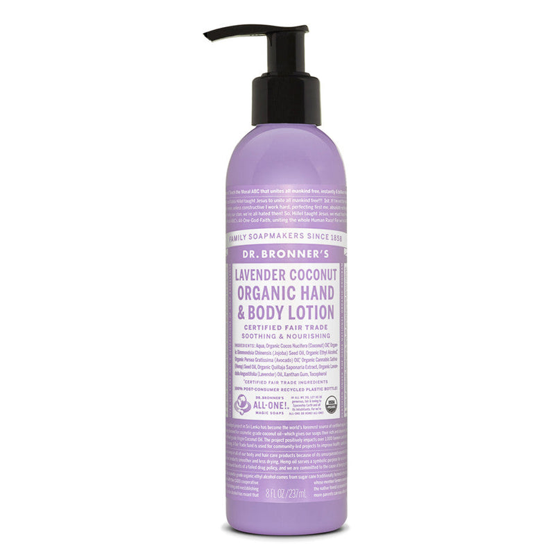 Locion de lavanda y coco bio 240ml Dr.Bronner&