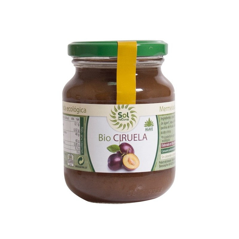 Mermelada de ciruela con agave bio 330 g Sol Natural