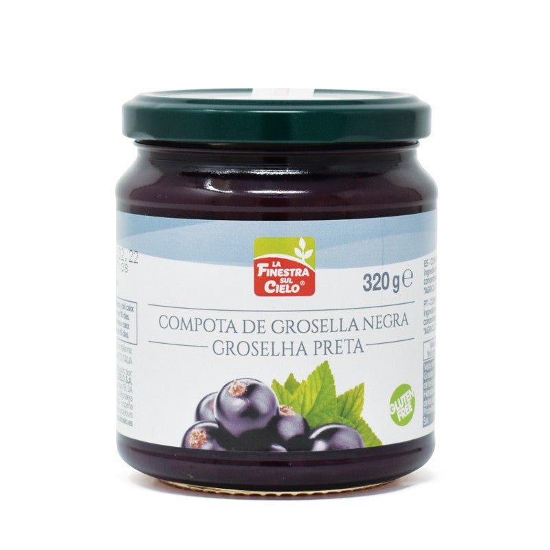 Compota de grosella negra bio 320g La Finestra