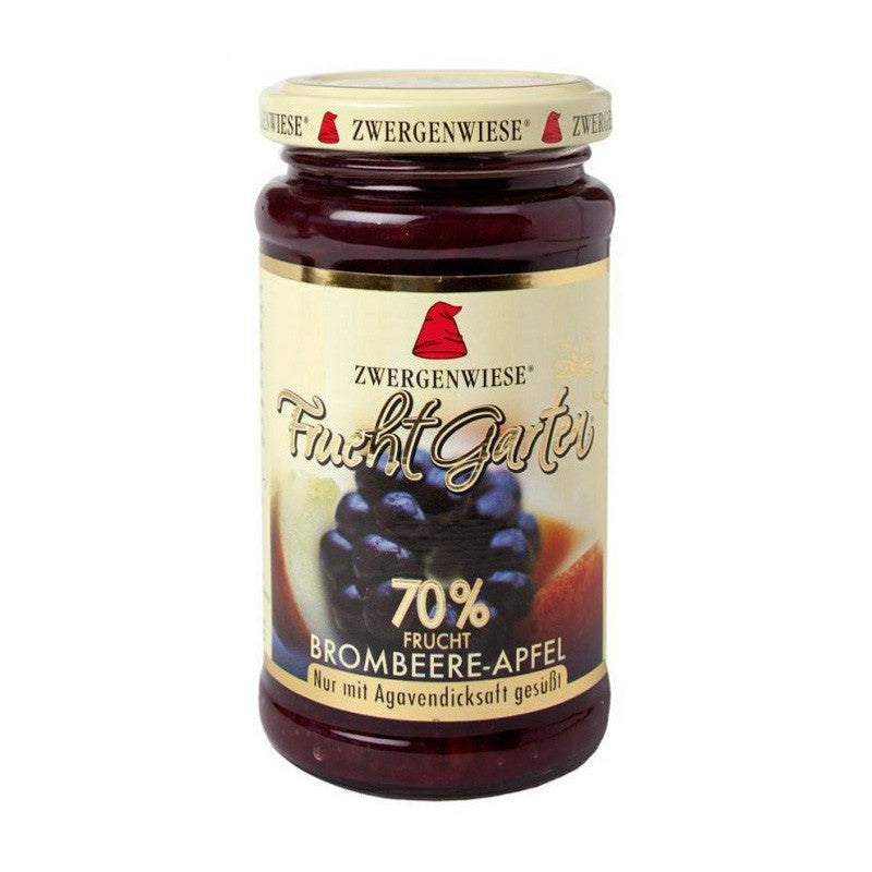 Mermelada de mora con sirope de agave bio 225g Zwergenwiese