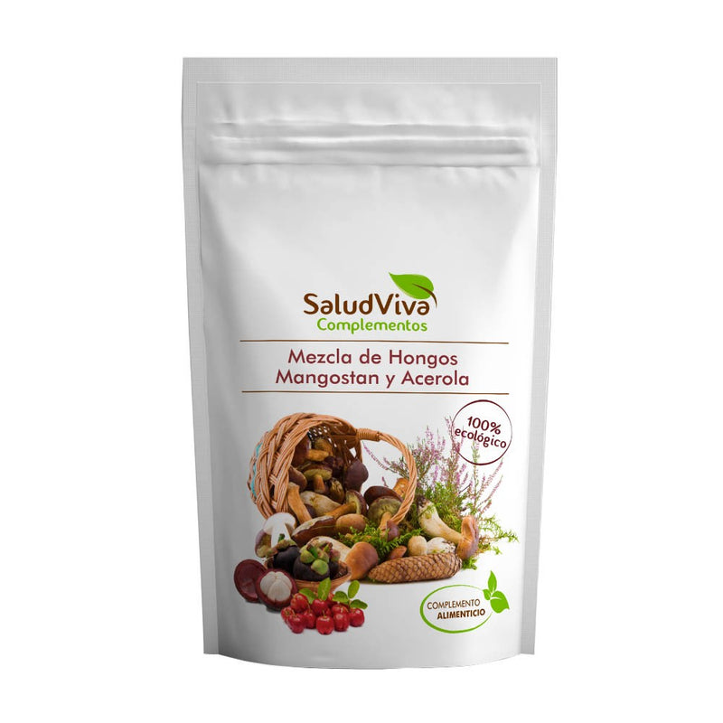 Mezcla de hongos y mangostan 125gr - SALUD VIVA