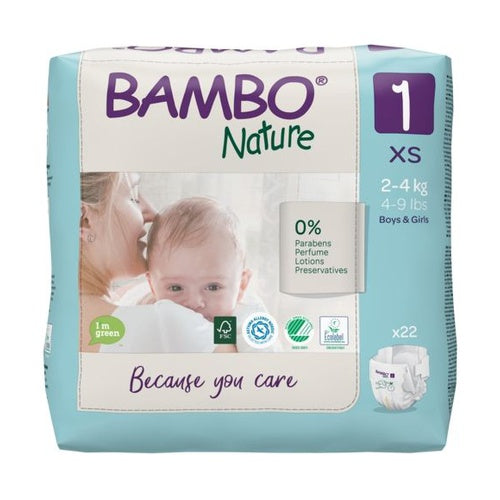 Pañales T1 Recién Nacido (2-4 kg) ECO