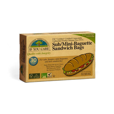 BOLSAS DE PAPEL ECO PARA BOCADILLOS - IF YOU CARE - masquedietasonline.com 