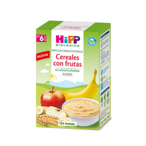 Papilla cereales con frutas bio 600g Hipp