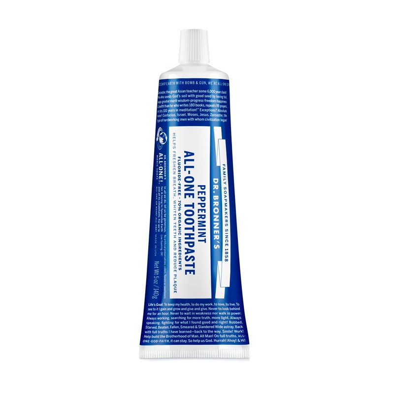Dentifrico de menta 140g Dr.Bronner&