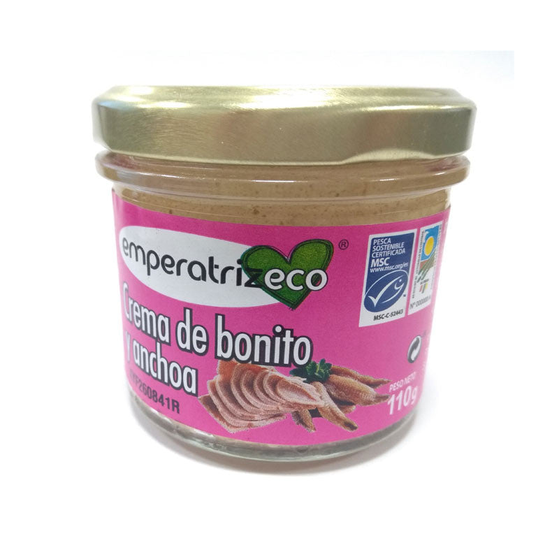 Pate cremoso de bonito y anchoa bio 110g Emperatriz