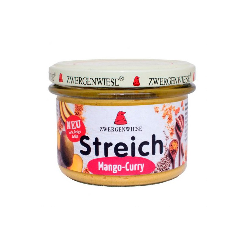 Pate vegetal mango y curry Bio 180g Zwergenwiese