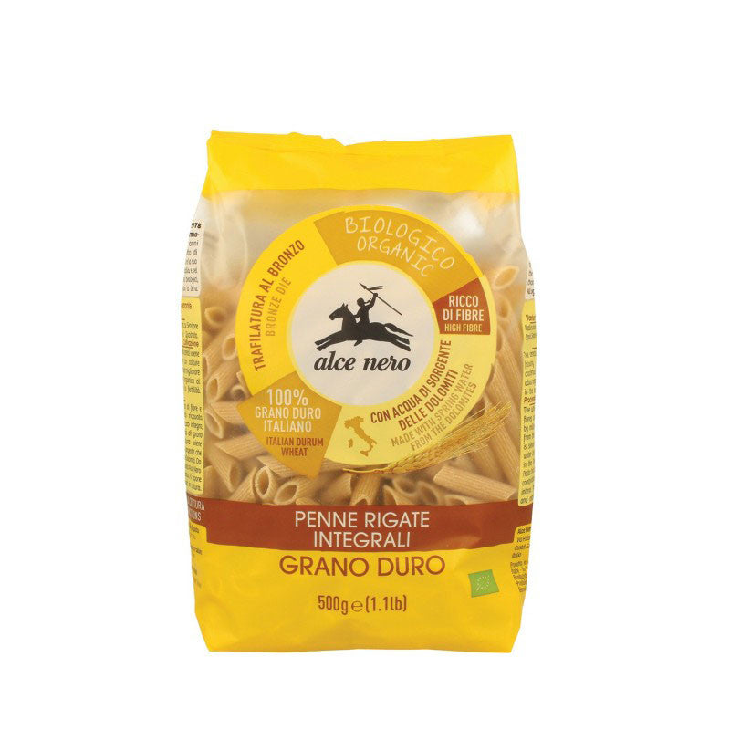 Penne de trigo duro integral bio 500g Alce Nero