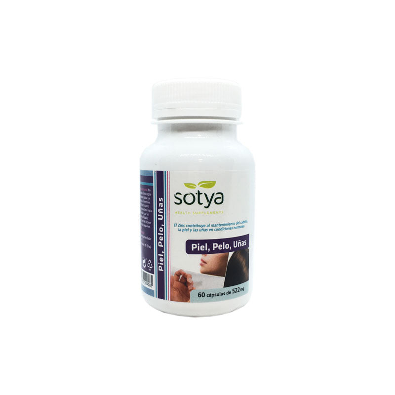 Piel, pelo y uñas 522 mg 60 cápsulas Sotya