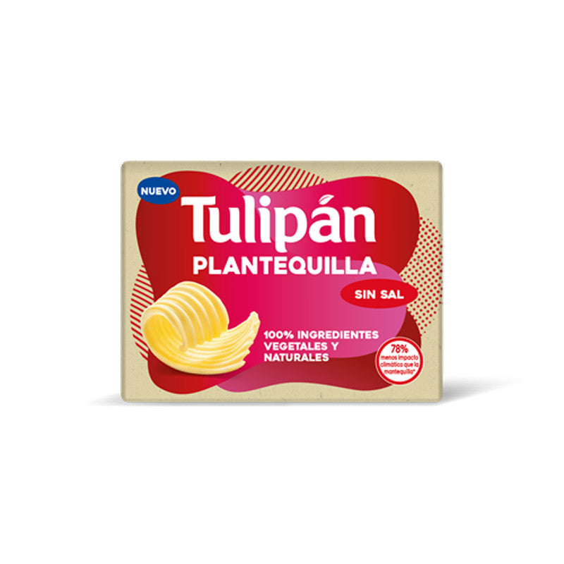 Plantequilla Bloque sin sal 250gr Tulipán