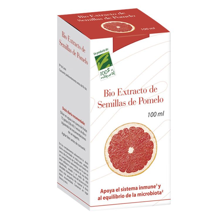 BIO EXTRACTO DE SEMILLA DE POMELO - CIEN POR CIEN NATURAL