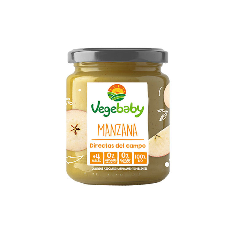 Potito de manzana Bio 190 g Vegebaby
