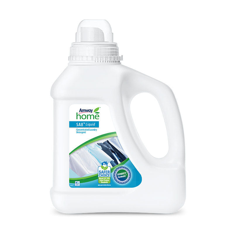 Detergente Líquido Concentrado para la Ropa SA8 4 litros - AMWAY (excelente para la ropa deportiva)