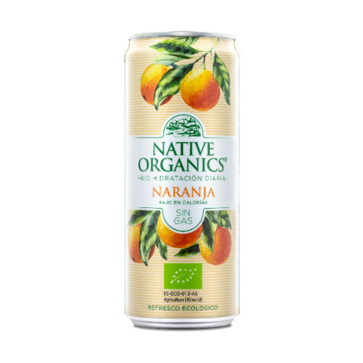 Refresco Isotonico Naranja sin gas Bio 330ml Native Organics