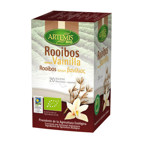 Rooibos con vainilla bio 20 filtros Artemis