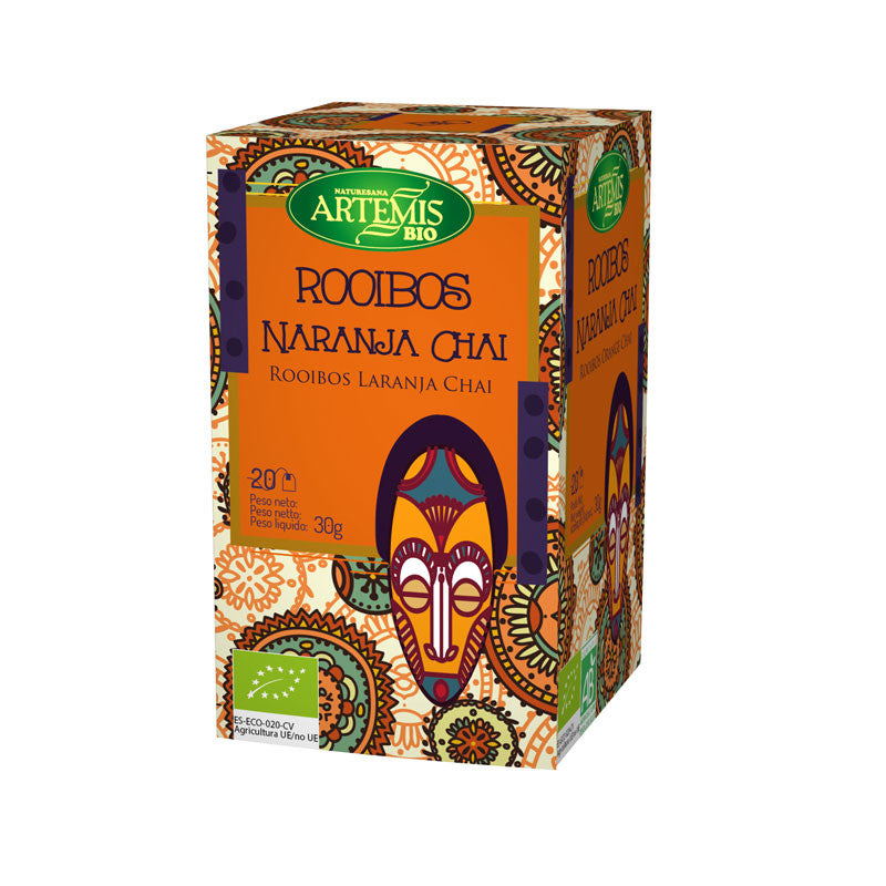 Rooibos Naranja Chai Bio 20 filtros Artemis