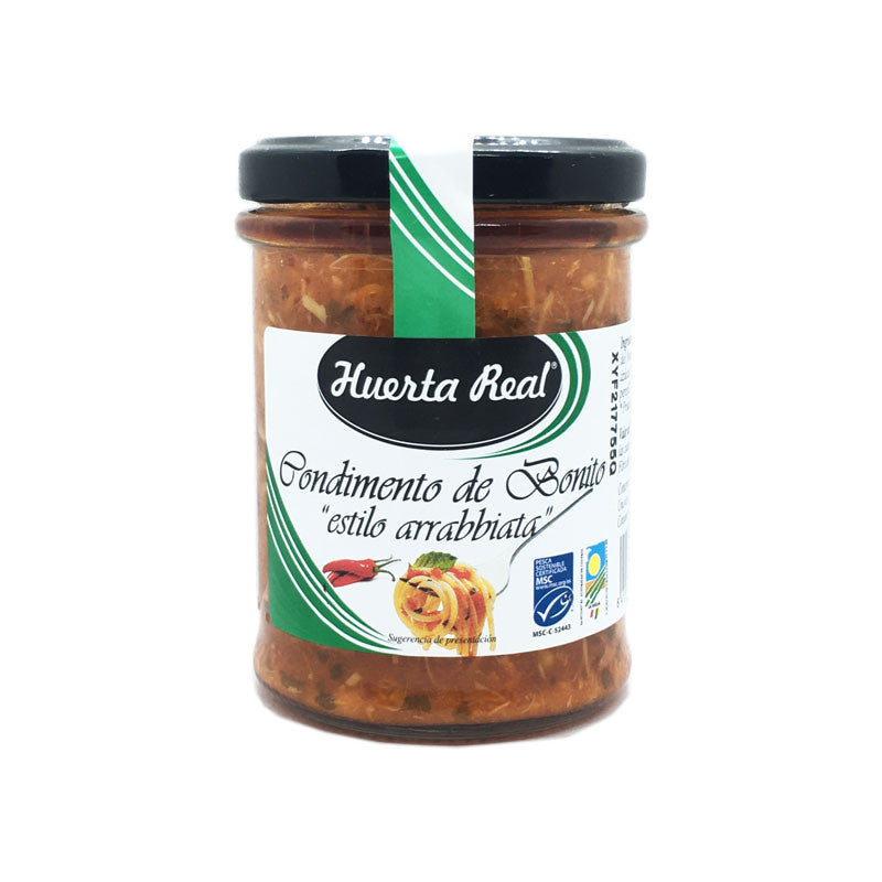 Salsa arrabbiata con bonito MSC Bio 212ml Huerta Real