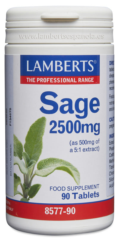 Salvia 2500 mg en extracto