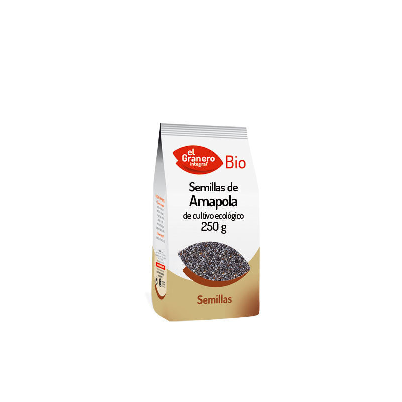 SEMILLAS DE AMAPOLA BIO, 250G BIO - EL GRANERO - masquedietasonline.com 