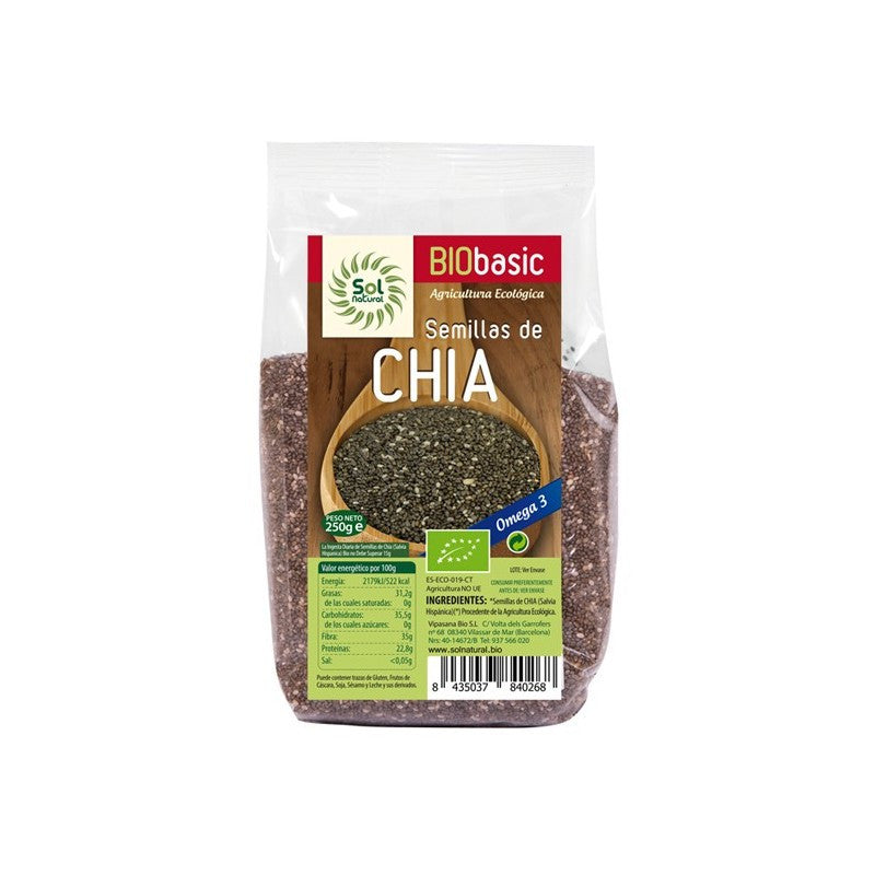 Semillas de chia bio 250g Sol Natural