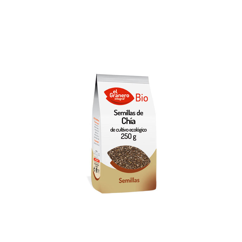 SEMILLAS DE CHÍA BIO, 250 G - EL GRANERO INTEGRAL - masquedietasonline.com 