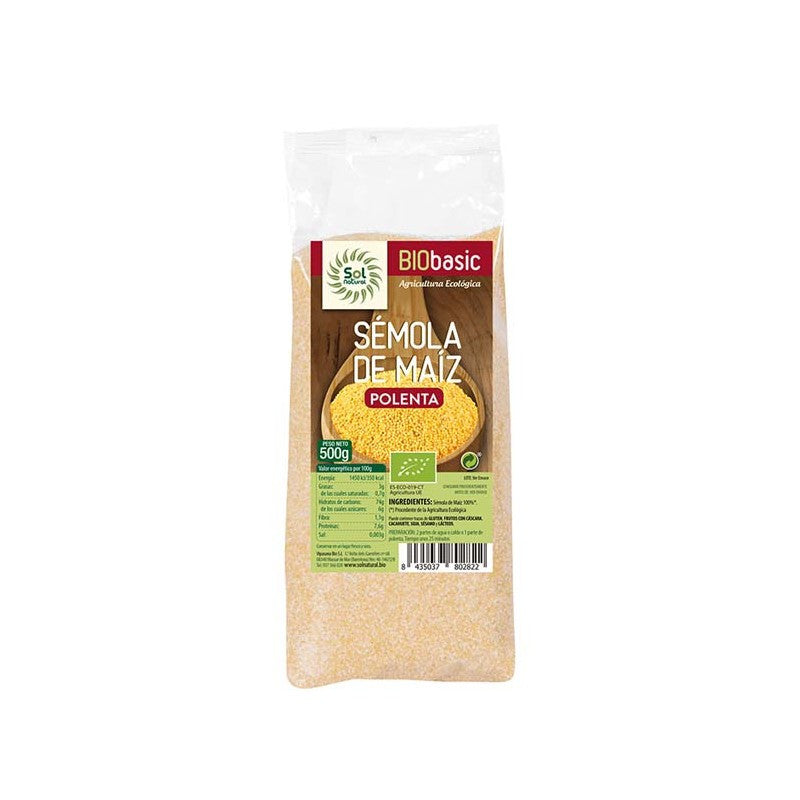 Sémola de maíz (polenta) bio 500 g Sol Natural