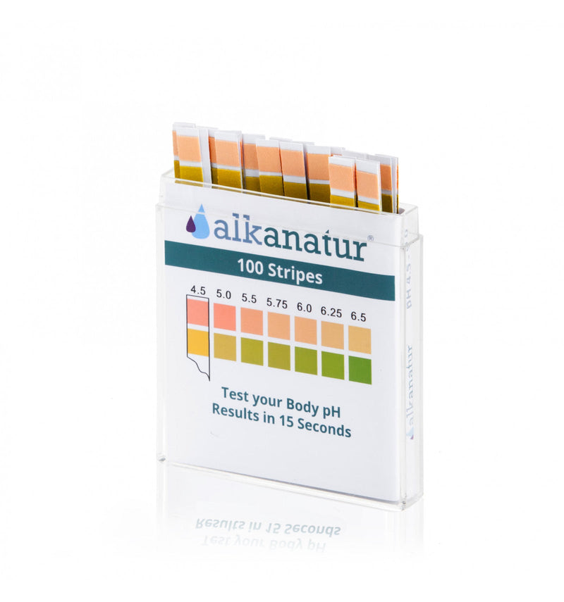 Tiras reactivas de pH corporal 25 tiras, Alkanatur