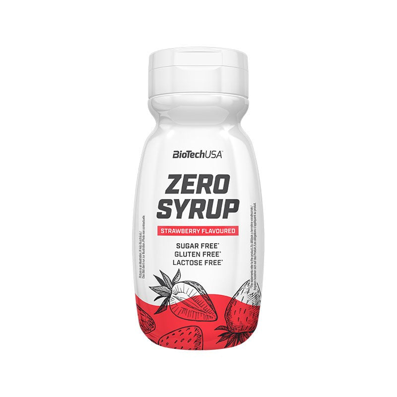 Sirope de fresa Zero 320ml BiotechUSA