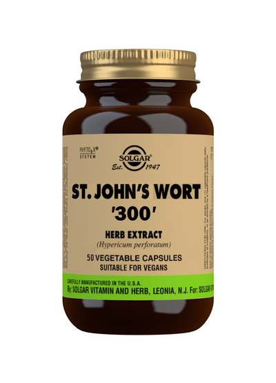 Hipérico (Hypericum perforatum) 300 mg ("corazoncillo") - 50 Cápsulas vegetales