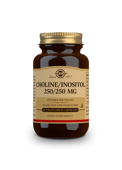 Colina / Inositol 250 / 250 mg - 50 Cápsulas vegetales