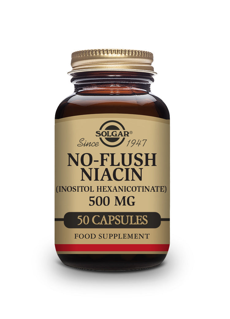 Niacina no ruborizante 500 mg - 50 Cápsulas vegetales
