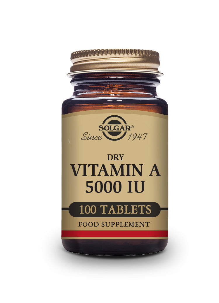 Vitamina A "Seca" 5000 UI (palmitato) - 100 comprimidos