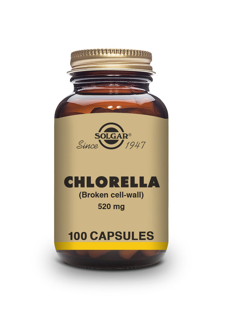 Clorella 520 mg (de pared celular rota) - 100 Cápsulas vegetales