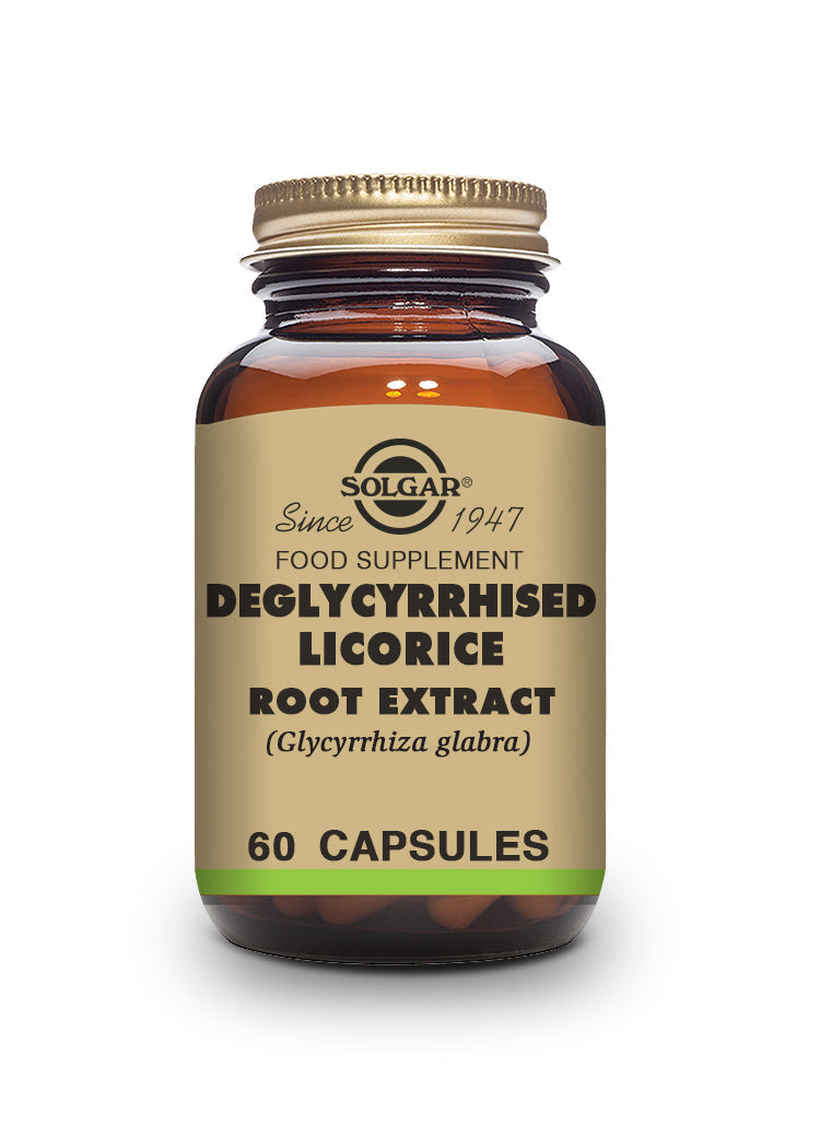 Regaliz Desglicirrizado Extracto de Raíz (Glycyrrhiza glabra) - 60 Cápsulas vegetales