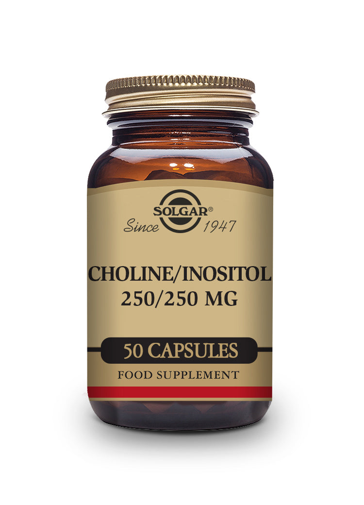 Colina / Inositol 250 / 250 mg - 50 Cápsulas vegetales