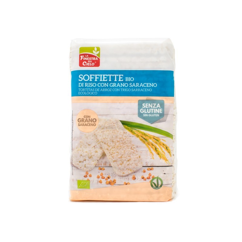 Soffiette de Arroz integral con trigo sarraceno Bio 130 g La Finestra