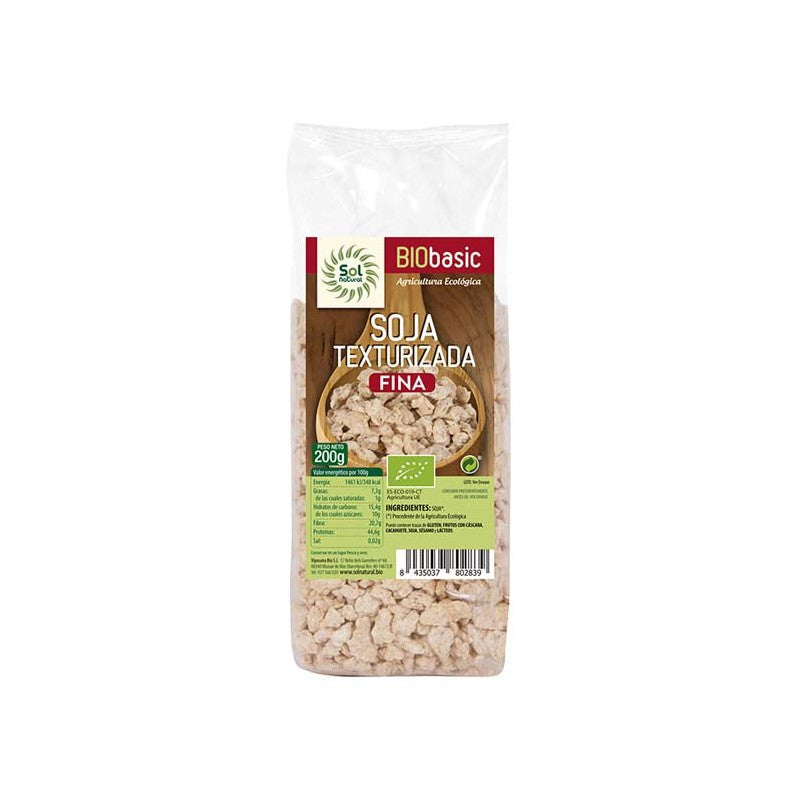 Soja texturizada fina bio 200g Sol Natural