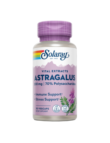 Astragalus 30 cápsulas vegetales de 200mg - SOLARAY