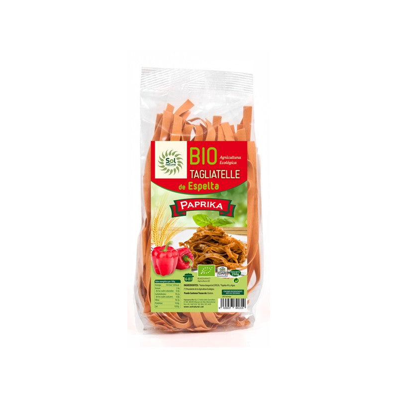 Tagliatelle de espelta con paprika 250 g Sol Natural