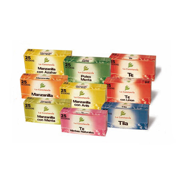 Te de hierbas naturales 12x25 filtros La constancia