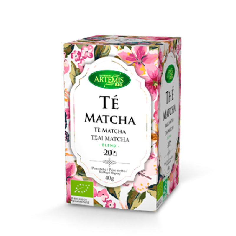 Te matcha bio 20 filtros Artemis