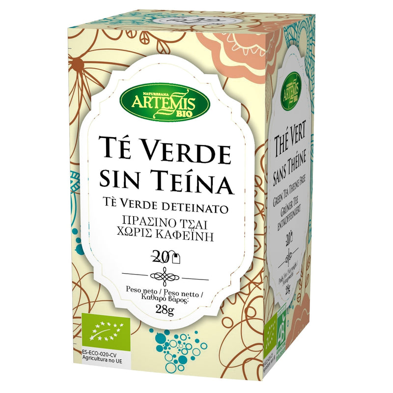 Te verde sin teína 20 filtros Artemis